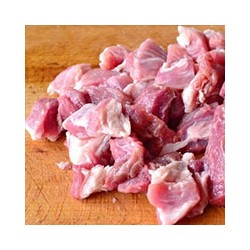 Мясо для гуляша свинина 1 кг.